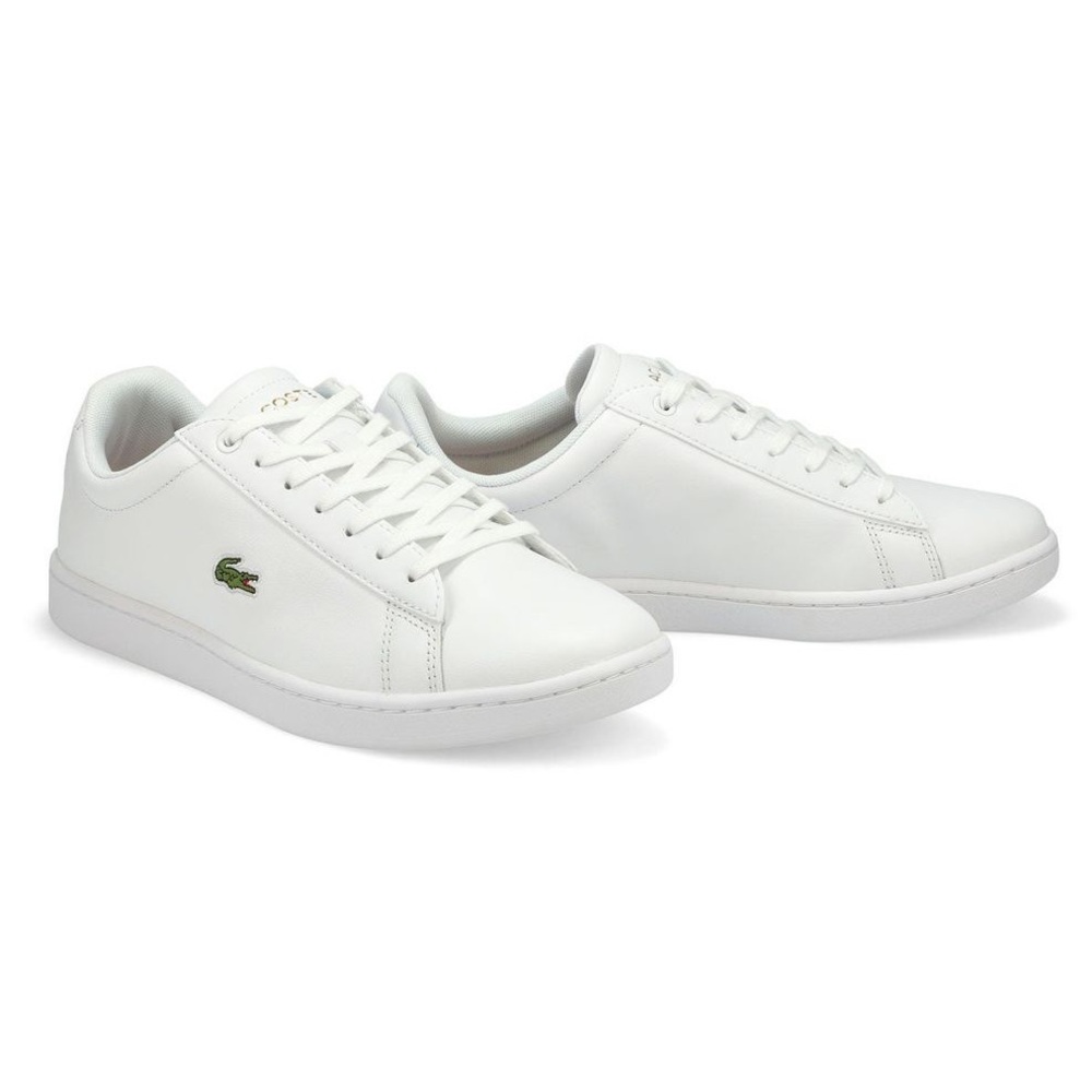 White lacoste womens sneakers